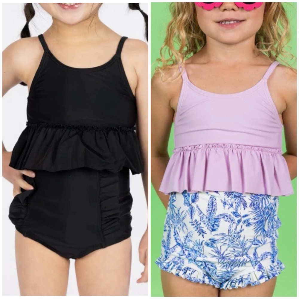 2 Kortni Jeane Swim Tops (1 NWT) 18-24m 18-24 24 month swimwear bikini tops set
